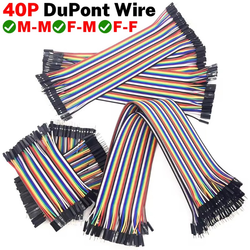 Jumper Wire Kit - 40Pin Dupont Kabel Lint Jumper Wire