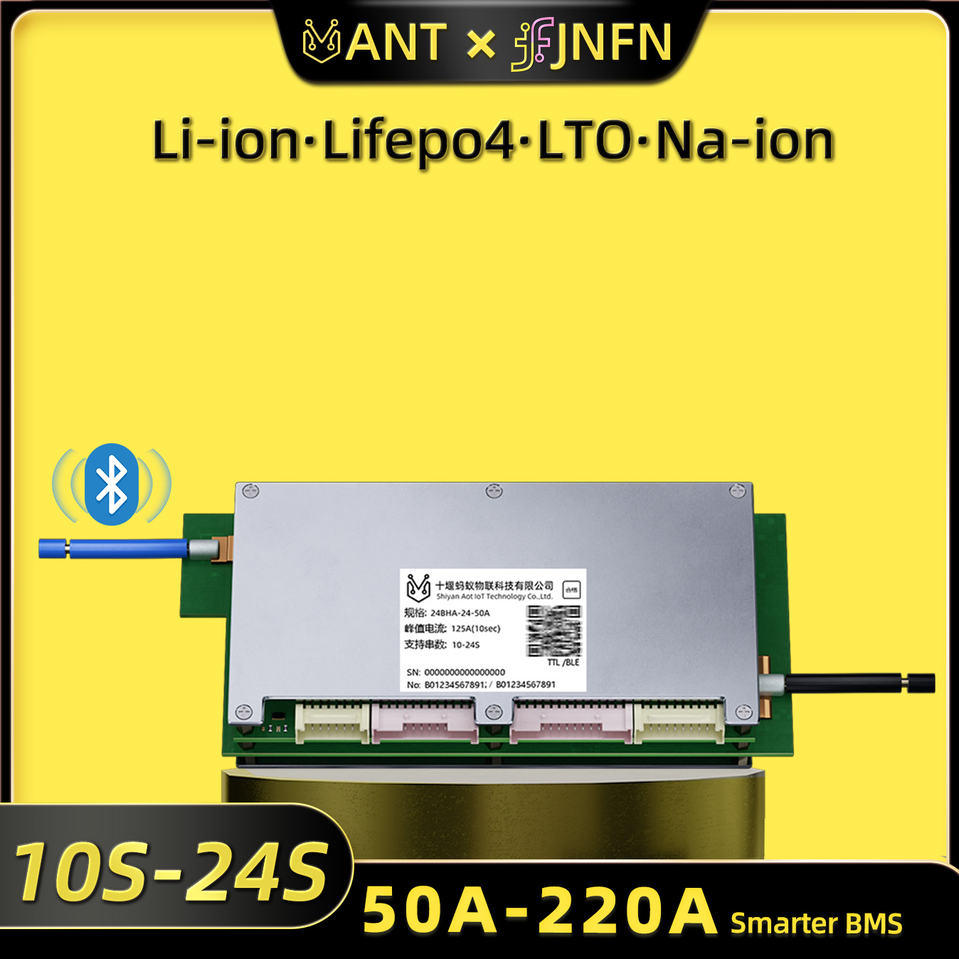 Proto Board - Ant BMS Smart 10S tot 24S