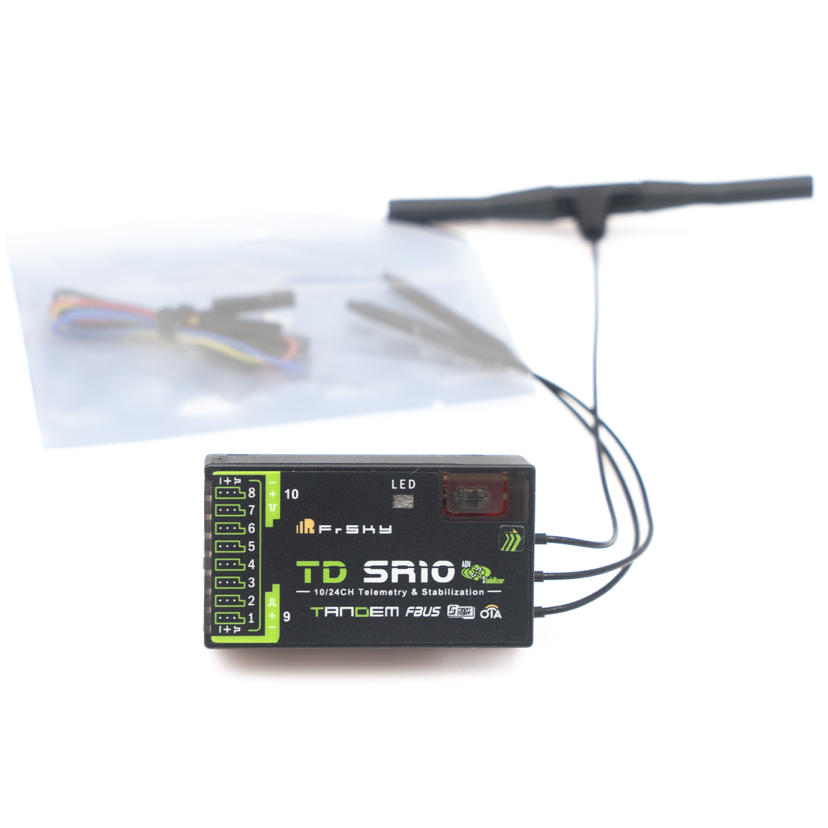 Antenna 2.4Ghz - FrSky TD SR10: dual-band ontvanger die