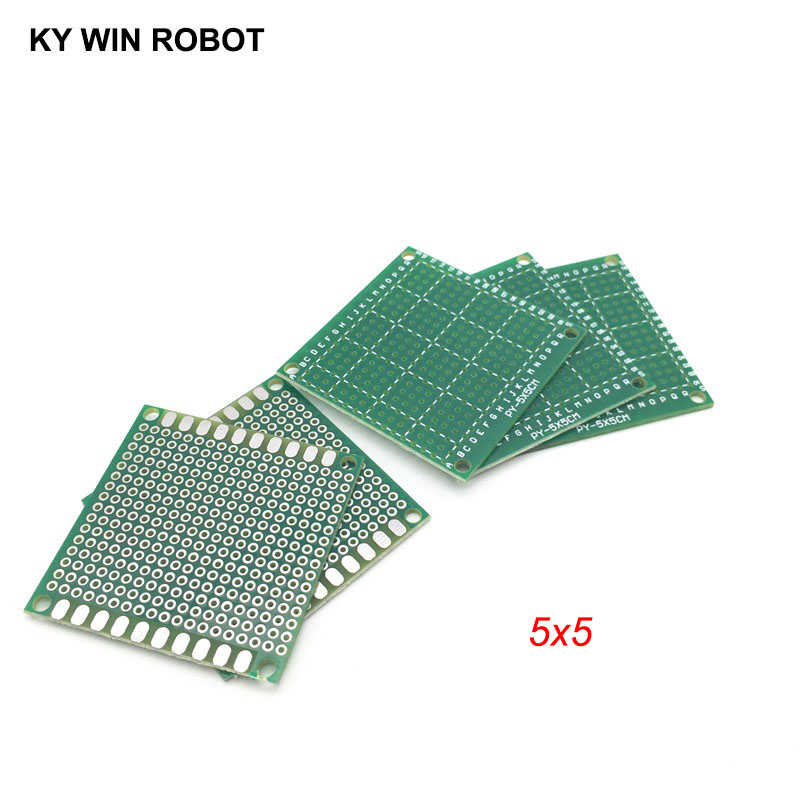 Pcb Prototyping Board - 5Pcs 5X5Cm 50X50 Mm Enkelzijdig Prototype