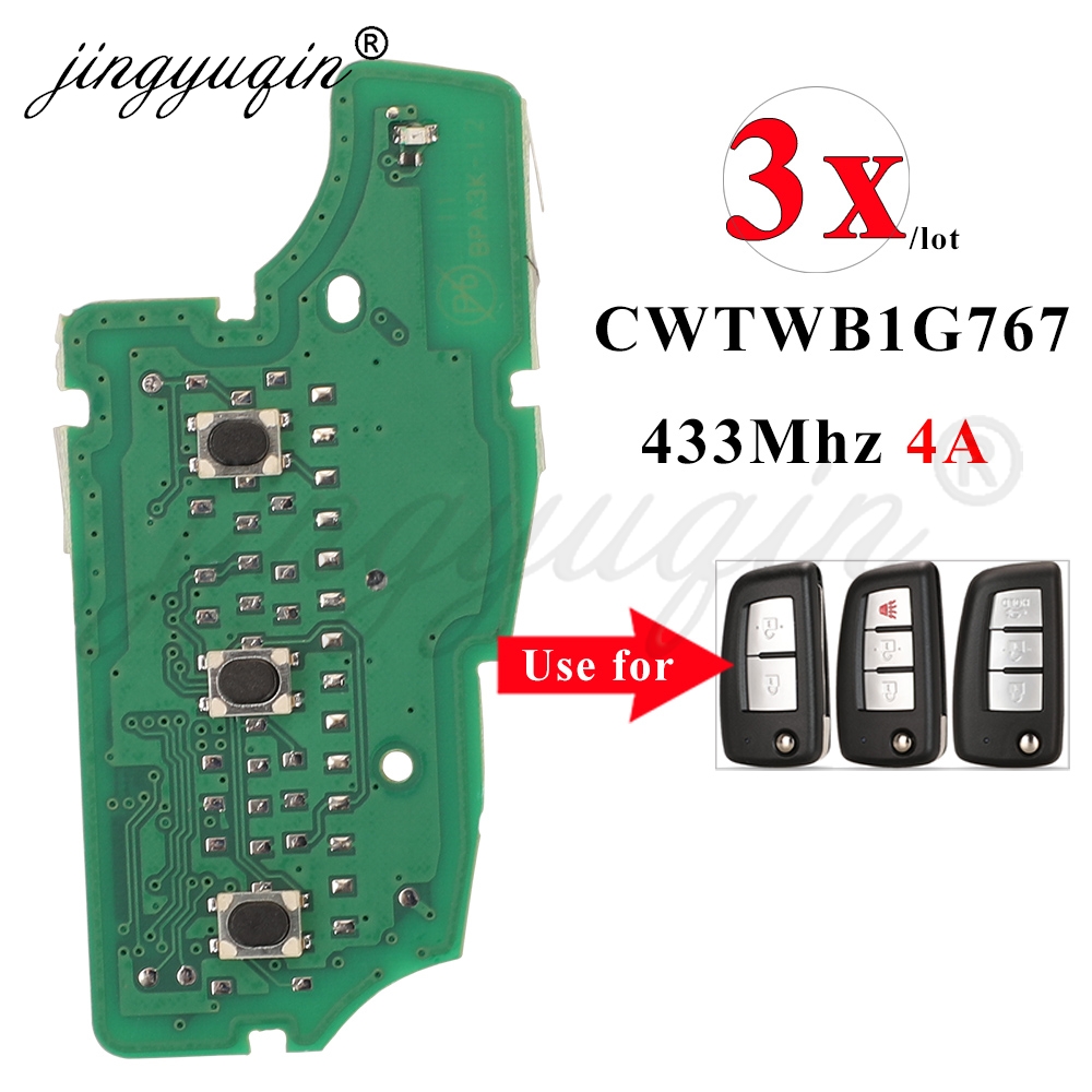 Proto Board - Jingyuqin 3 Stuks Printplaat 433Mhz 4a