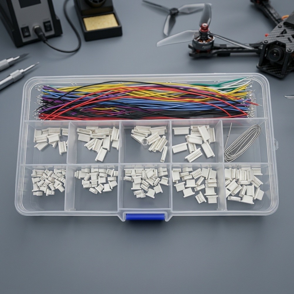 Jumper Wire Kit - SH 1,0 mm connectorassortiment, 2P-10P behuizing