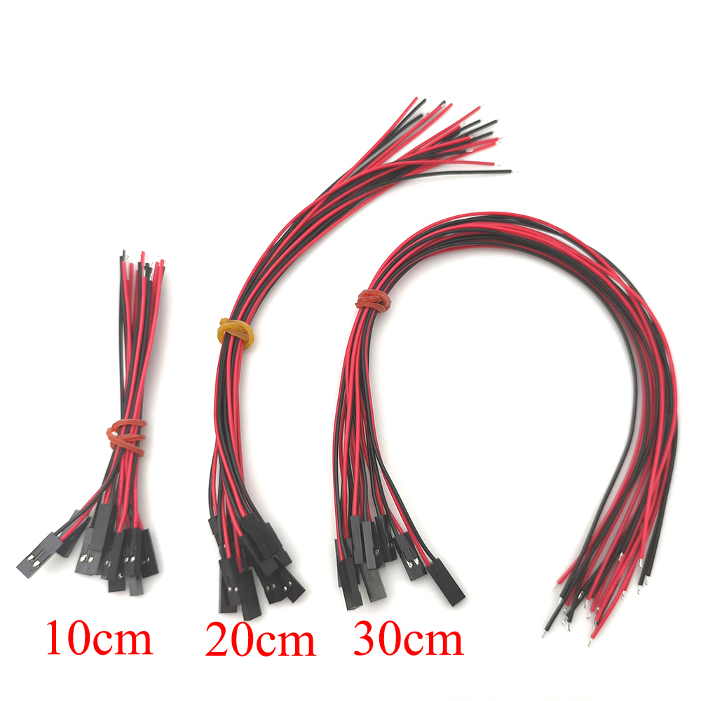 Jumper Wire Kit - 10/20 Stuks 2Pin Vrouwelijke Jumper Wire