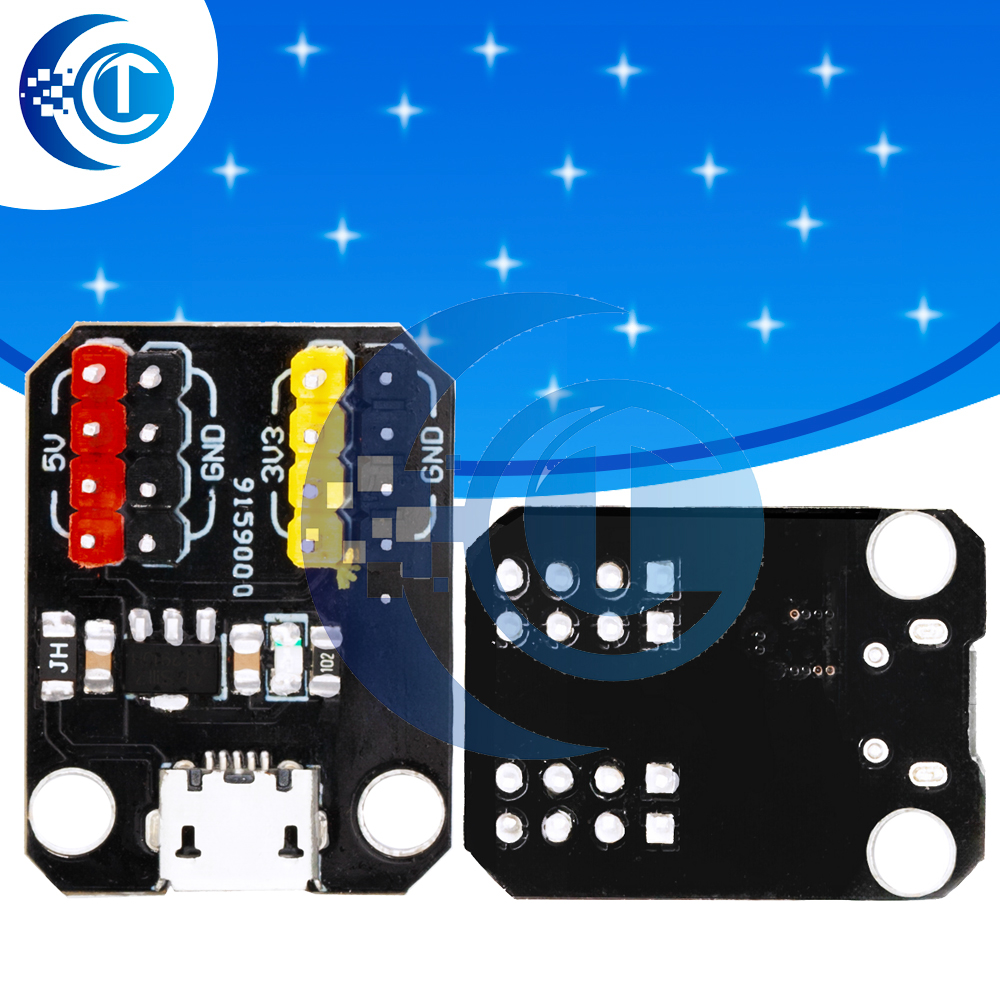 Ams1117 Module - AMS1117 Instelbare spanningsregelaarmodule | 3,3V/5V dubbele
