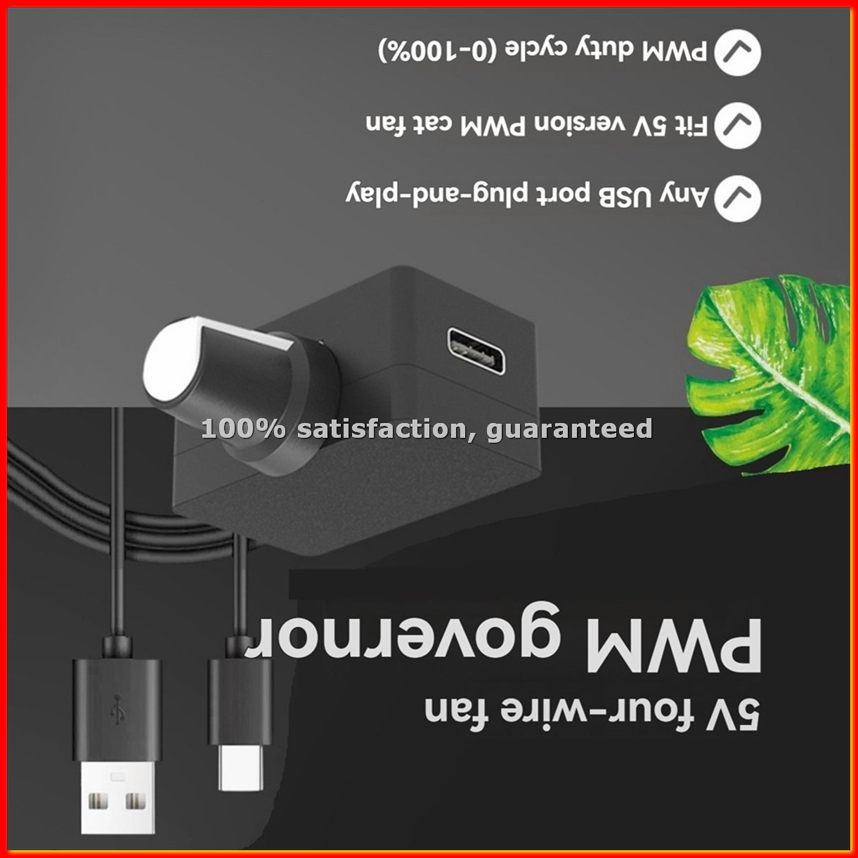 Usb C Cable - PWM Snelheidsregelaar 5V 4Pin PWM Fan
