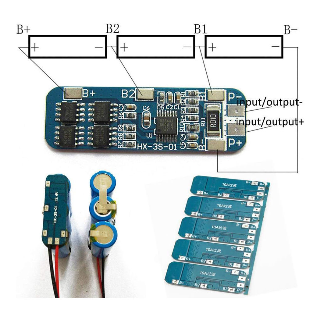 3S 12V 10A 18650 Lithiumbatter - Li Ion Charger Module recensie en prijs
