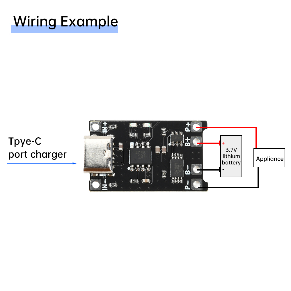 5 stuks Type C DC 4-8V TP4056  - Li Ion Charger Module recensie en prijs