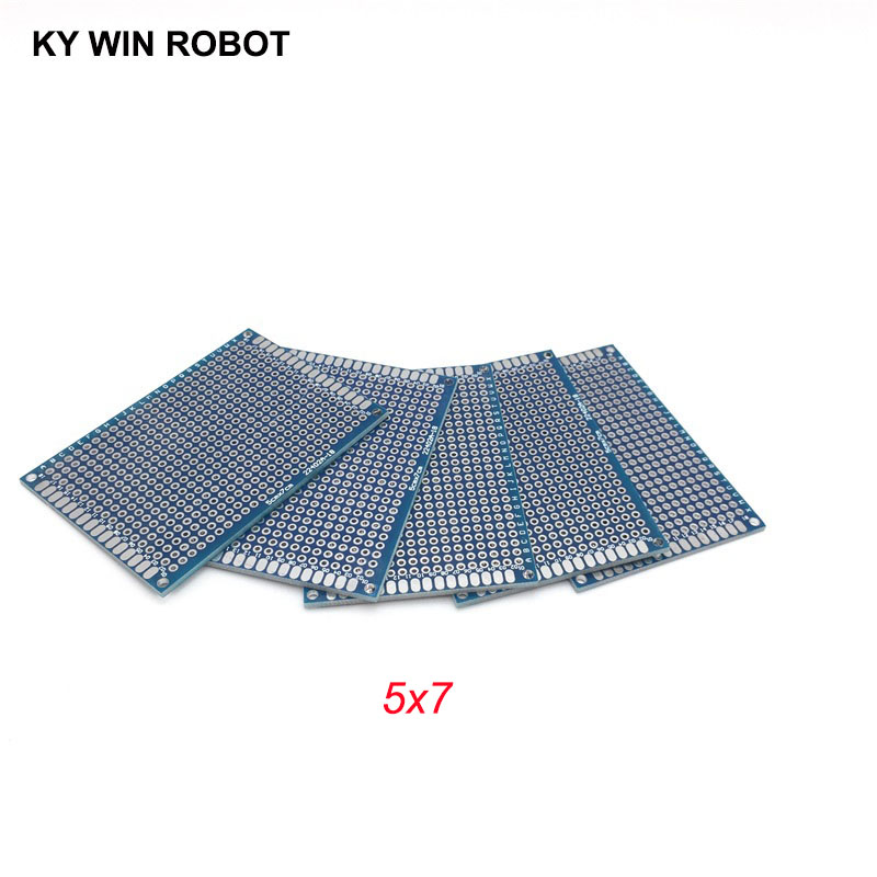 5pcs 5x7cm 50x70mm Blauw Doubl - Pcb Prototyping Board recensie en prijs